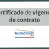 certificado de contrato de trabajo