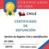 como obtener certificado de defuncion sin el rut
