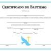 certificado de bautismo