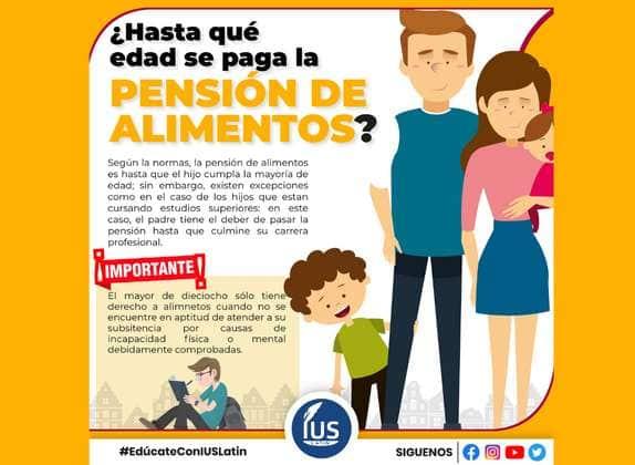 hasta que edad se paga pensión alimenticia en chile