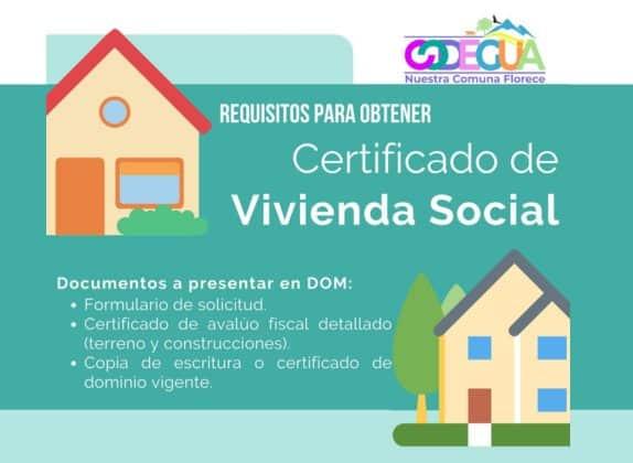 certificado de vivienda social